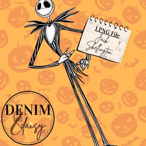 Jack Skellington png, Sublimation Design, Digital illustration, Instant download
