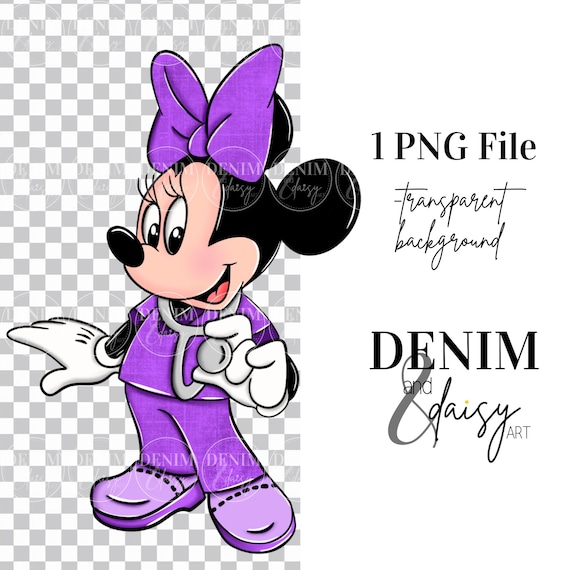 ナースミニーpng、昇華デザイン、デジタルイラスト、即時ダウンロード