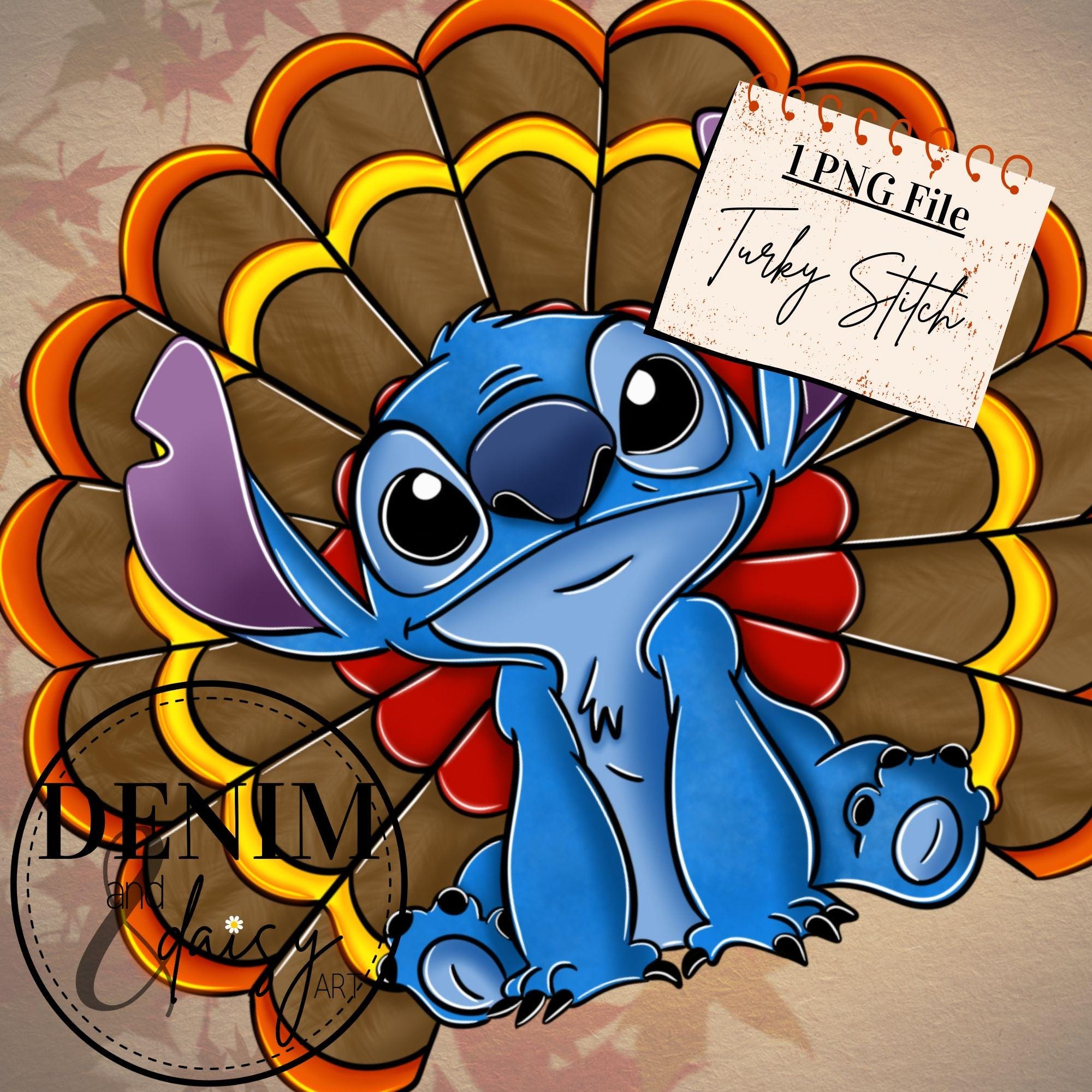 stitch disguise a turkey - etsy
