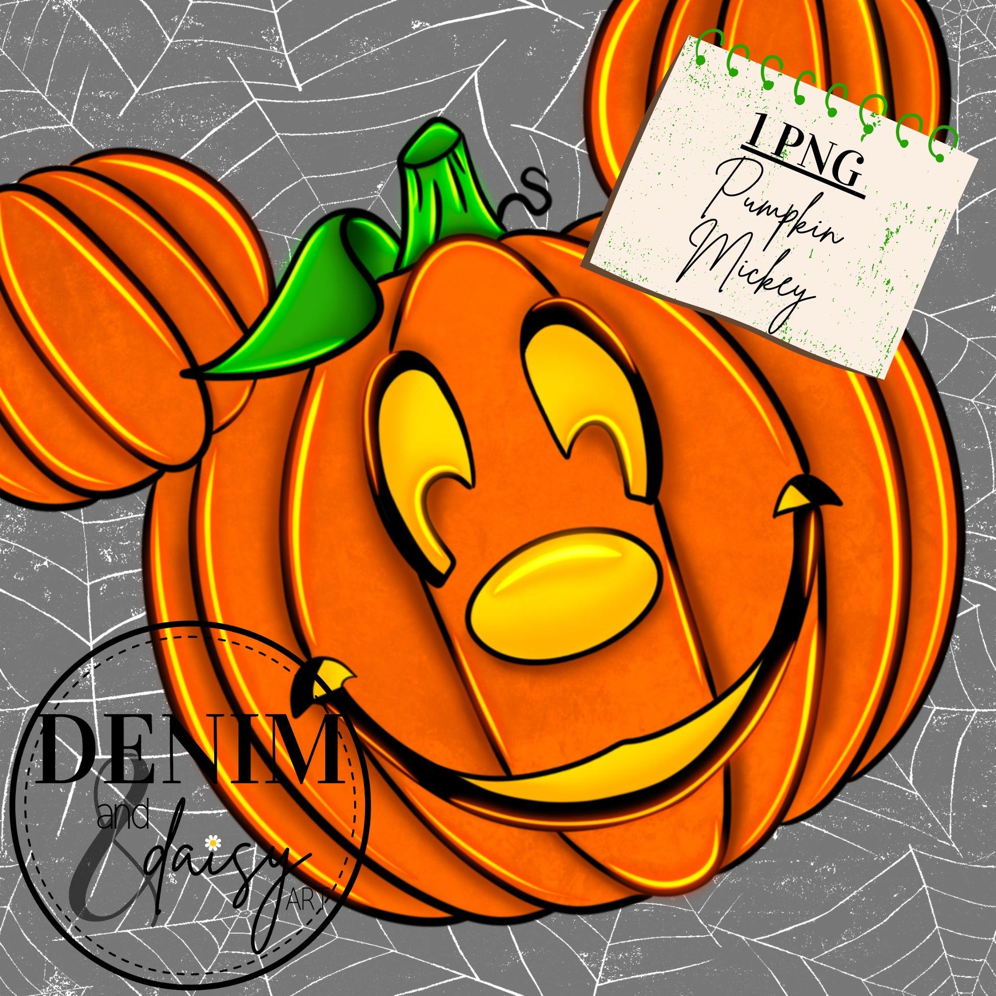 Pumpkin Mickey png, Sublimation Design, Digital illustration, Instant download