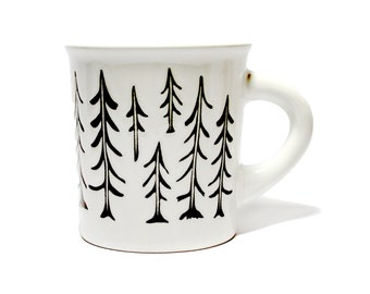 Pine Trees Ceramic Mug