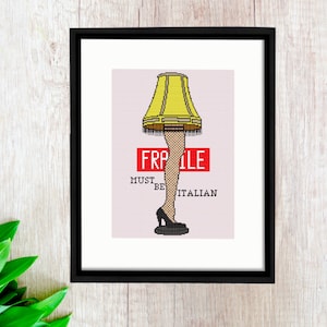 Leg Lamp - Cross Stitch Pattern