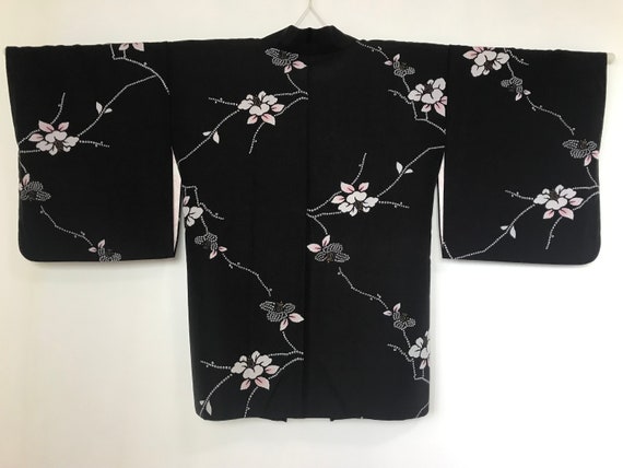 Black Kimono Jacket | Woman's Floral Haori | Kimo… - image 10