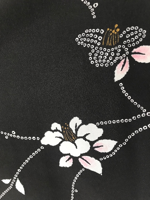 Black Kimono Jacket | Woman's Floral Haori | Kimo… - image 5