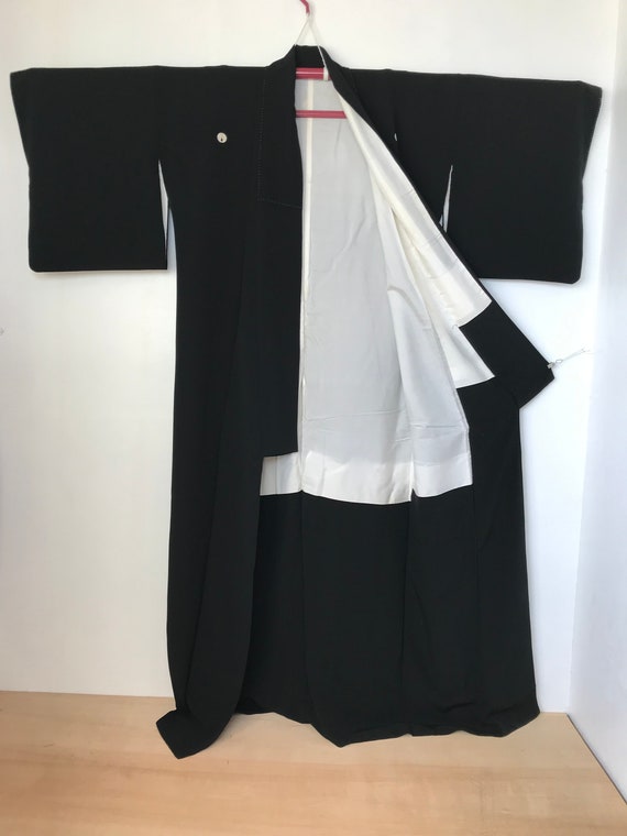 Black Kimono | Japanese Silk Tomesode | EXCELLENT… - image 9