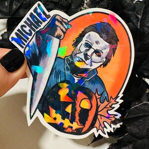 Horror Movie Holographic Stickers |High Quality|Freddy|Halloween