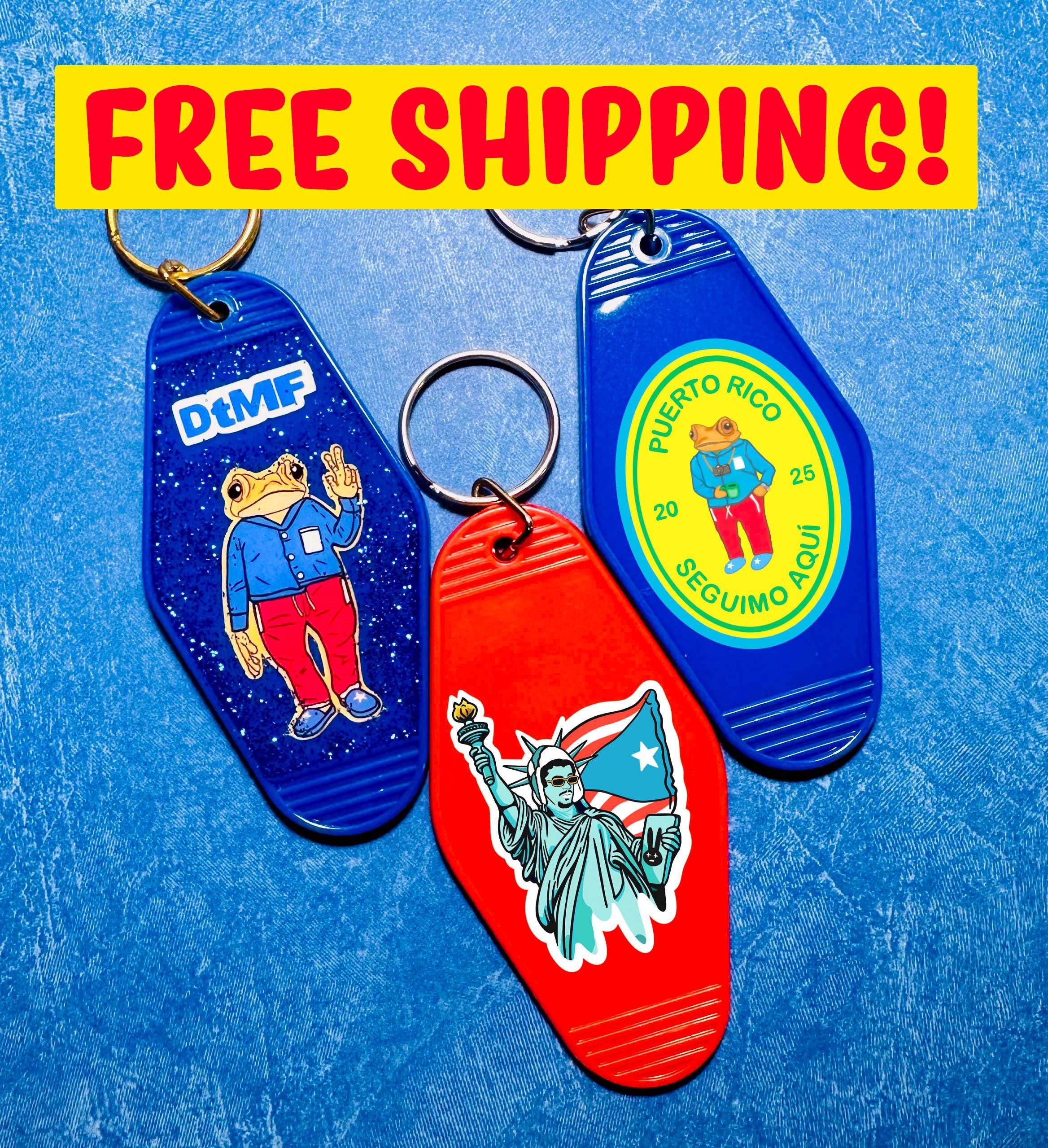 Bad Bunny Keychain - Etsy