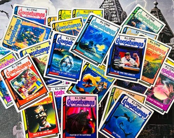 Goosebumps Stickers | 90s Retro TV Show, Waterproof Vinyl