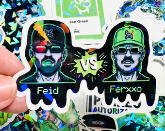 Feid Holographic sticker packs / Ferxxo concert /