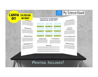 Science Fair Tri-Fold Display | You Design & We Print | Only 24.99