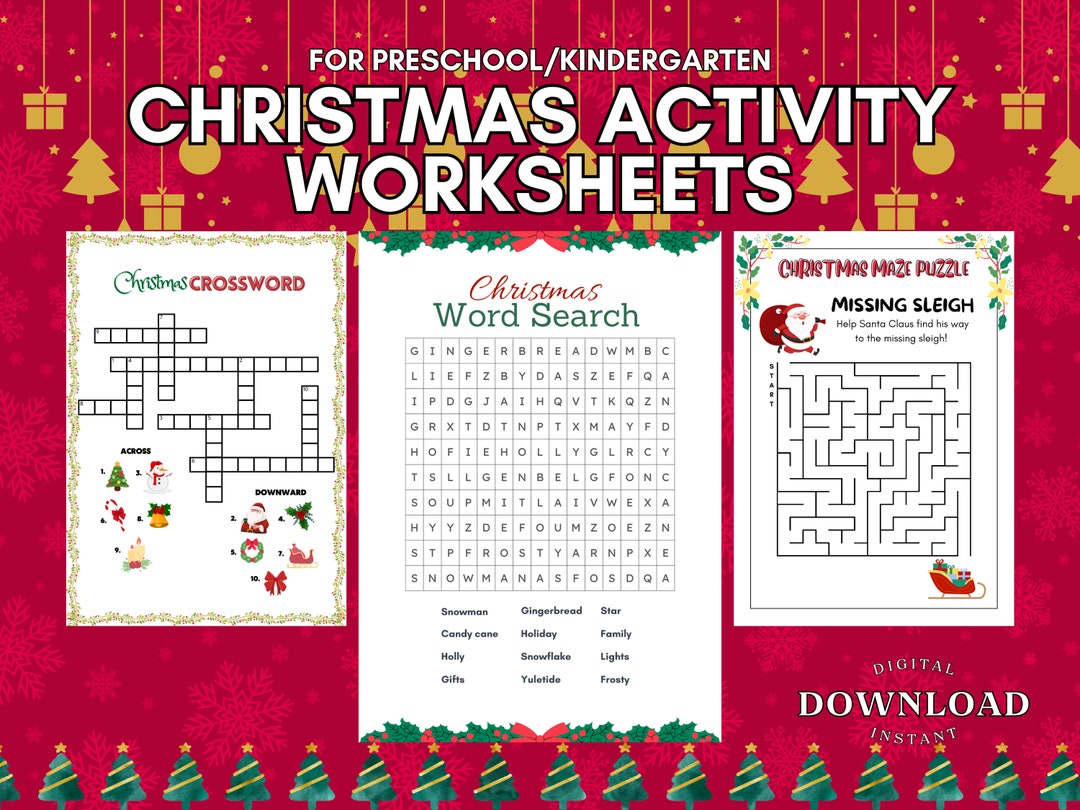Printable Christmas Preschool Activities Worksheet Kid s Activities printable-christmas-preschool-activities-worksheet-kid-s-activities