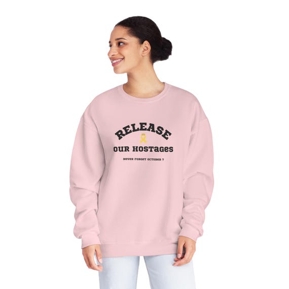 Unisex Bring Them Home Longsleeve Sweatshirt Never Forget October 7th