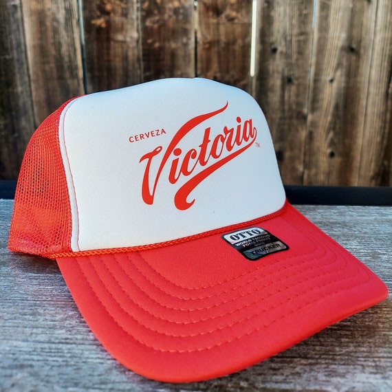 Trucker Hats Trucker Hat Mexican Trucker Hats Beer Trucking Hats Cerveza Victoria Victoria Mexican Beer Baseball Caps Snapbacks Etsy