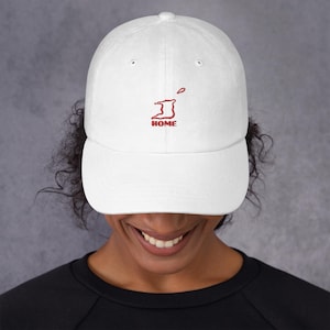 Trinidad and Tobago Map, Trini Hat, Trini Home Hat, Embroidered Design
