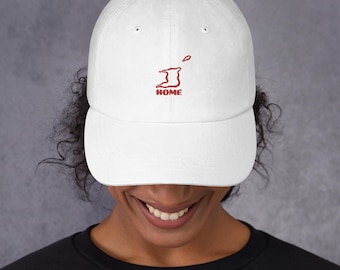 Trinidad und Tobago Karte, Trini Hut, Trini Heimathut, besticktes Design