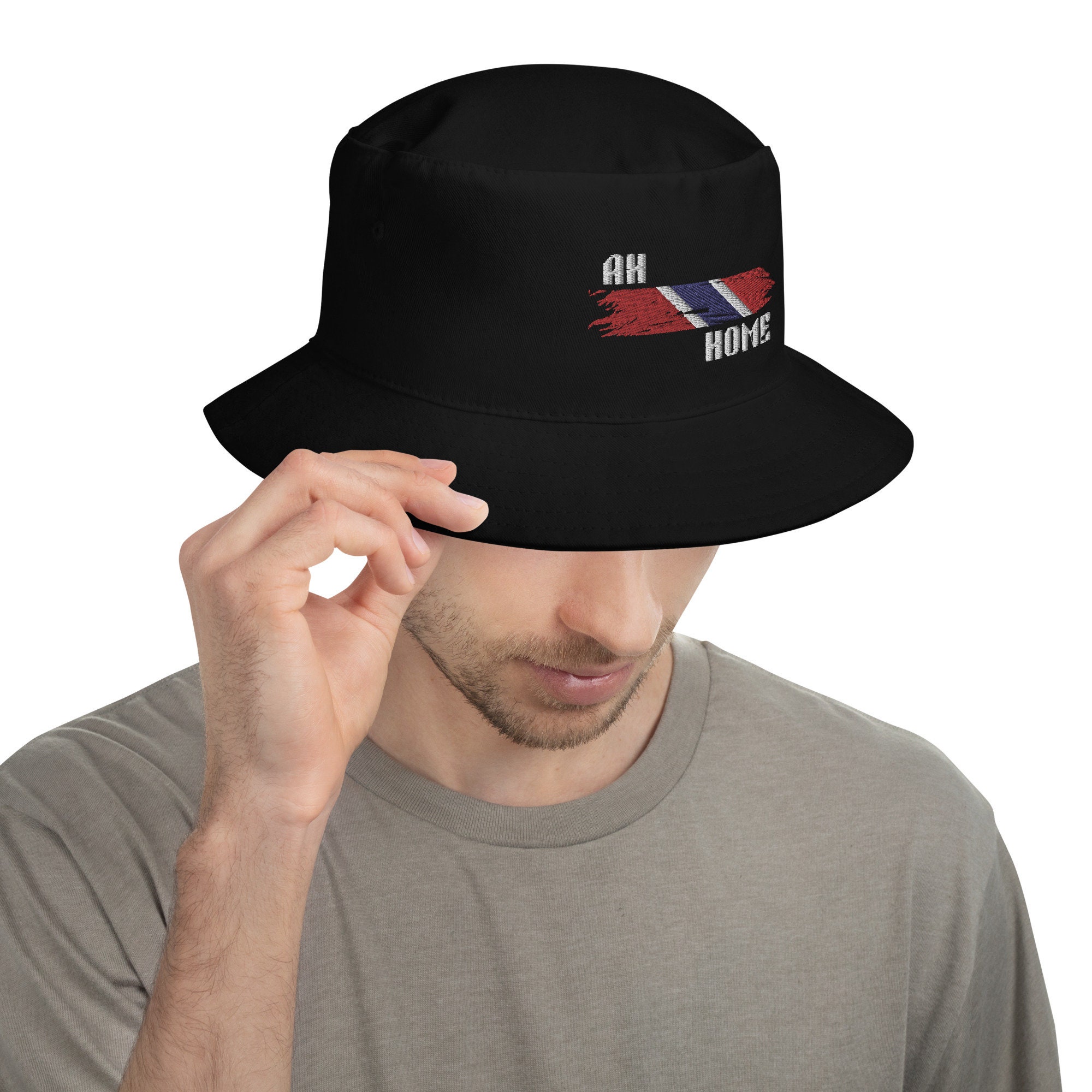 Trinidad und Tobago Bucket Hat, Trinidad Flagge, Trinidad Karte, Trini gestickter Hut