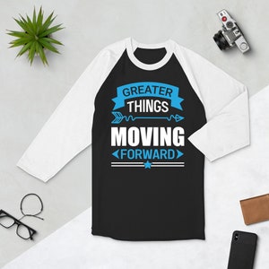 3/4 sleeve raglan shirt