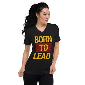 Unisex Short Sleeve V-Neck T-Shirt
