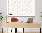 2027 Neutral Colours Yearly Office Calendar (Horizontal Work Planner, A0/A1 Landscape, Classic Style)