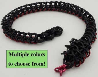 Snake - Chainmail Fidget Toy - Aluminum - 3D Articulating Serpent - Multiple colors