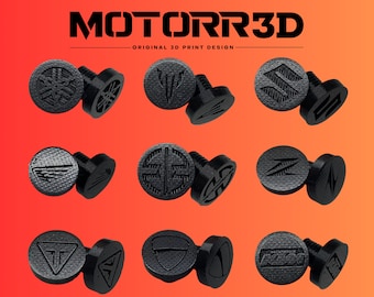 4x Tappi specchietti per Moto Yamaha, Honda, KTM, Kawasaki, Suzuki, Triumph e Ducati