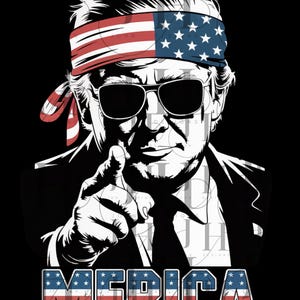 Trump 4 lipca PNG: Pro Trump, patriotyczny projekt (pobranie cyfrowe)