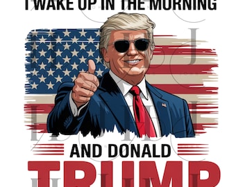 Trump Ice Ice Baby PNG: Patriotic 4th of July Design (Digital Download)