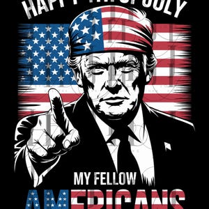 Trump 4 lipca PNG: Patriotyczny amerykański projekt (pobranie cyfrowe)