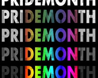 Lustiger Pride Month Demon PNG, LGBT Pride, Gleichheit (Digitaler Download)