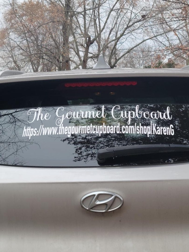 Custom Car Window Decals Etsy