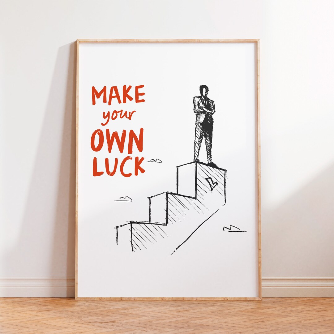 Business Print Motivational Poster Minimalist Wall Art Office Decor ...