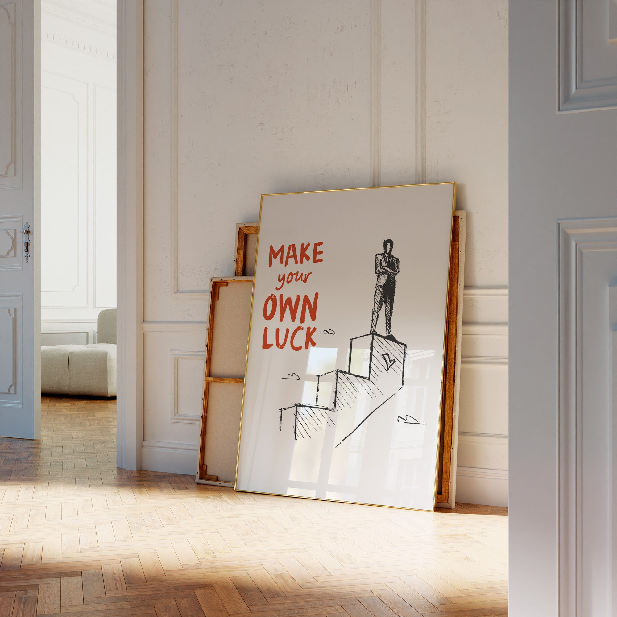 Business Print Motivational Poster Minimalist Wall Art Office Decor ...