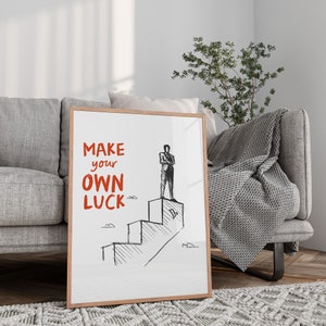 Business Print Motivational Poster Minimalist Wall Art Office Decor ...