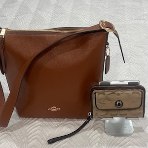 Vintage Coach Signature C Brown Shoulder Bag - Etsy