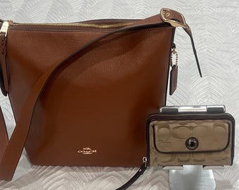 Coach SOHO Vintage Multicolor Patchwork Jacquard C's Logo