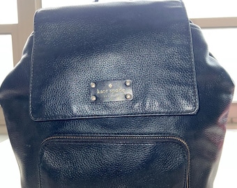 Vintage Kate Spade Black Nylon Backpack | Minimalist  display picture 2