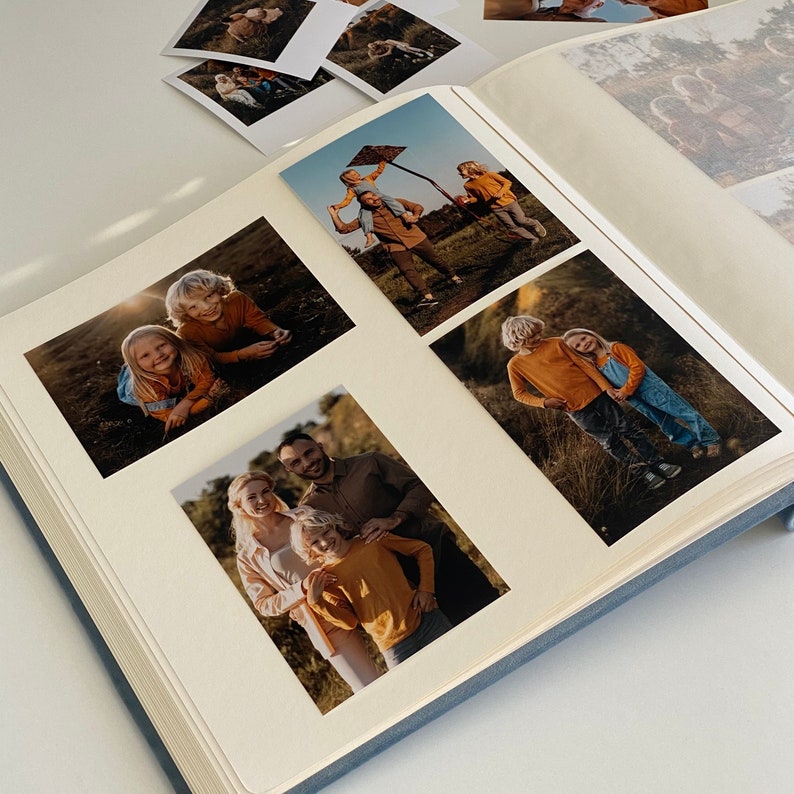 Personalized Velvet Photo Album: Large Custom Gold Plate Memory Book - Etsy
