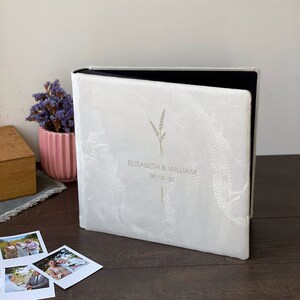 Personalized Wedding Photo Album, Wedding Gift Idea, Custom Photo Album with Personalized Touch, Guest Book and Scrapbook