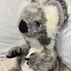 Vintage Folkmanis Koala Bear Plush Hand Puppet — Realistic & Adorable — Collectible Puppet Theater Toy