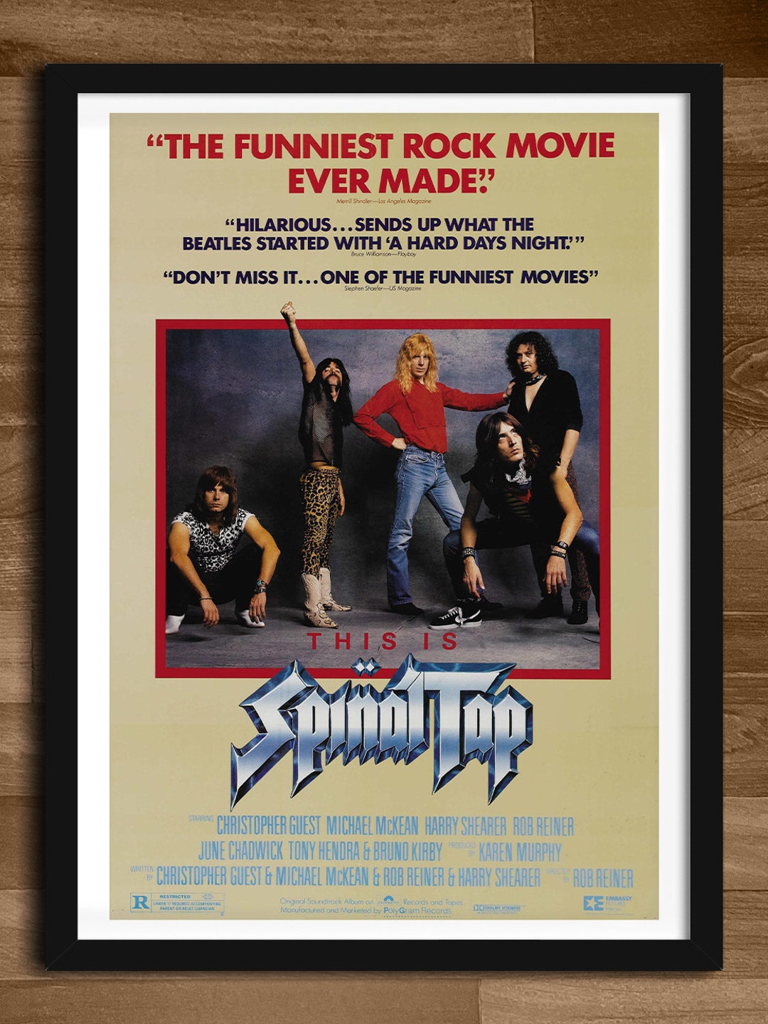 This is Spinal Tap, 1984 Film, Framed Poster - Etsy