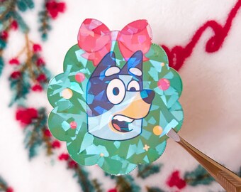 Bluey Christmas Sticker