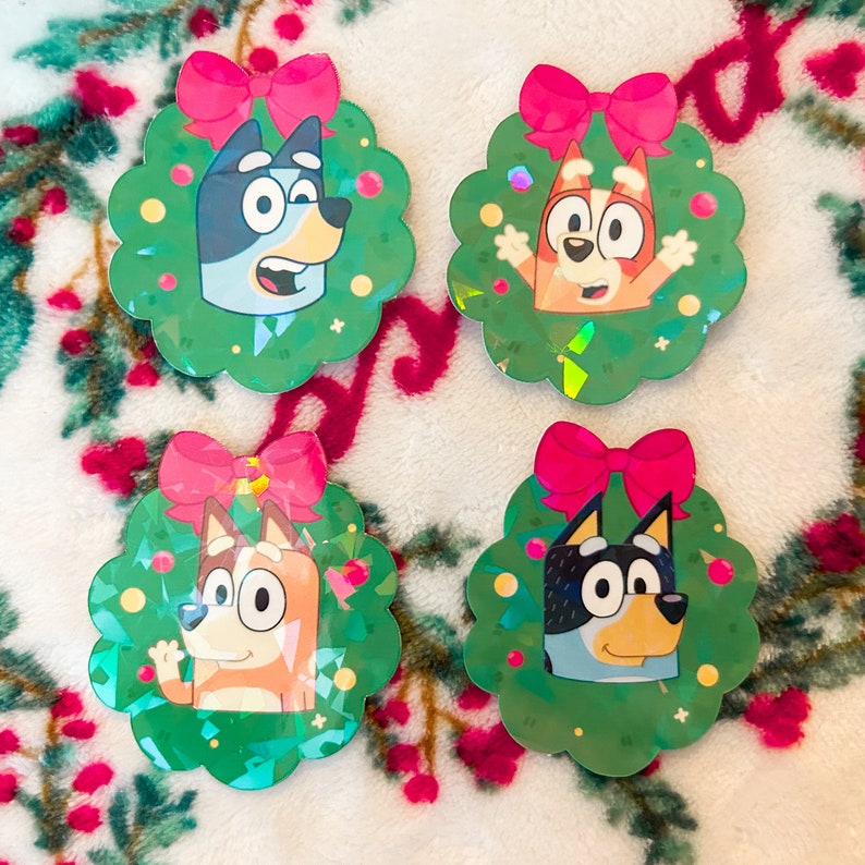 Bluey Christmas Sticker Etsy bluey-christmas-sticker-etsy