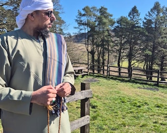 Chal yemení - Tejido a mano de primera calidad