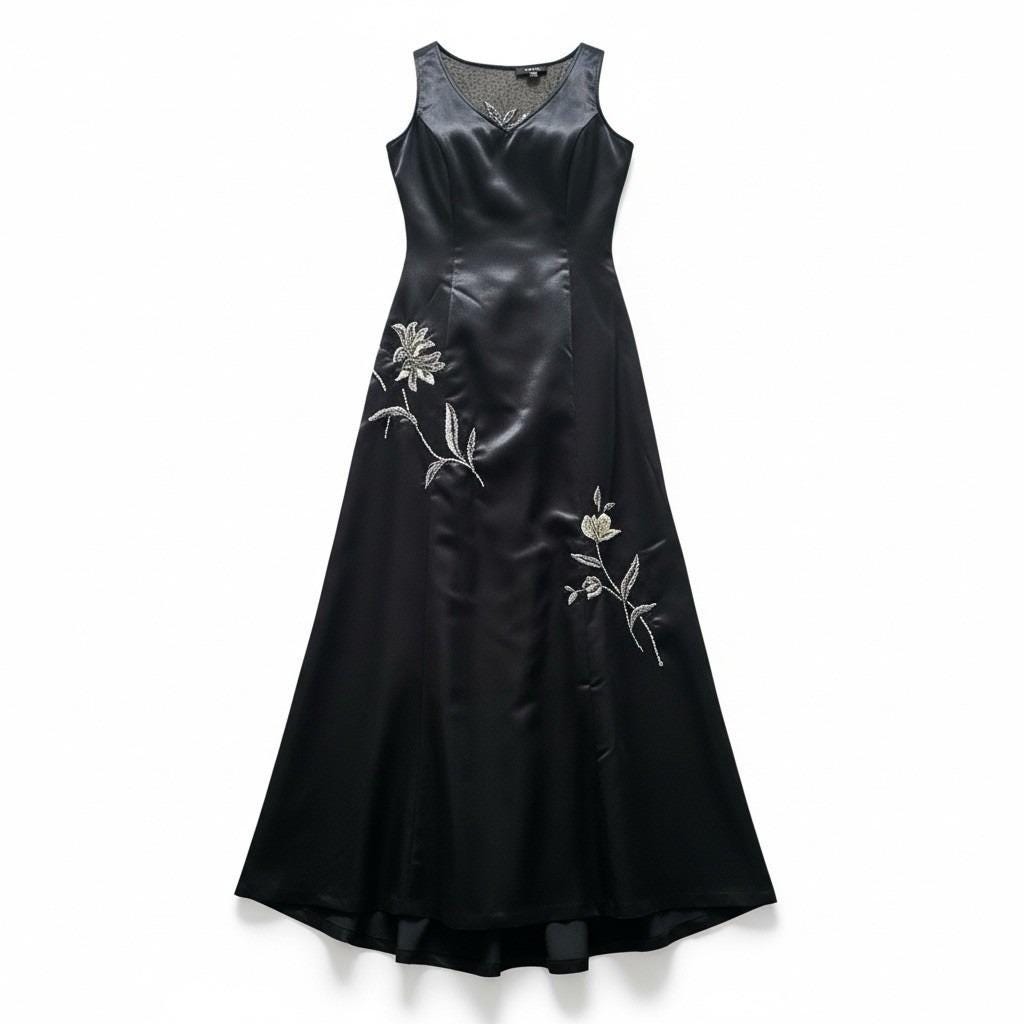 Beaded Embroidered Dress - Etsy
