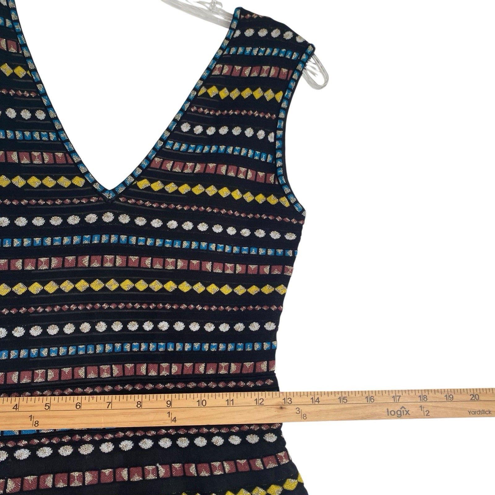 Missoni Maxi Fit & Flare Dress S IT 42 Multicolor Sleeveless V-neck Lined  Party - Etsy