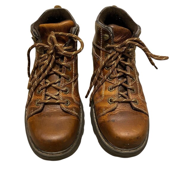 Vintage GBX Work Wear Boots Men 10.5 EU EU 44 Brown Leather  display picture 2