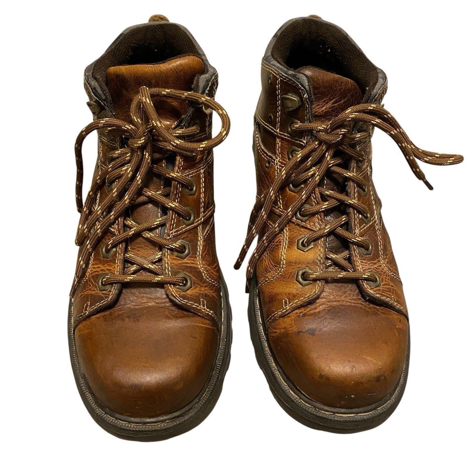 Vintage GBX Work Wear Boots Men 10.5 EU EU 44 Brown Leather 