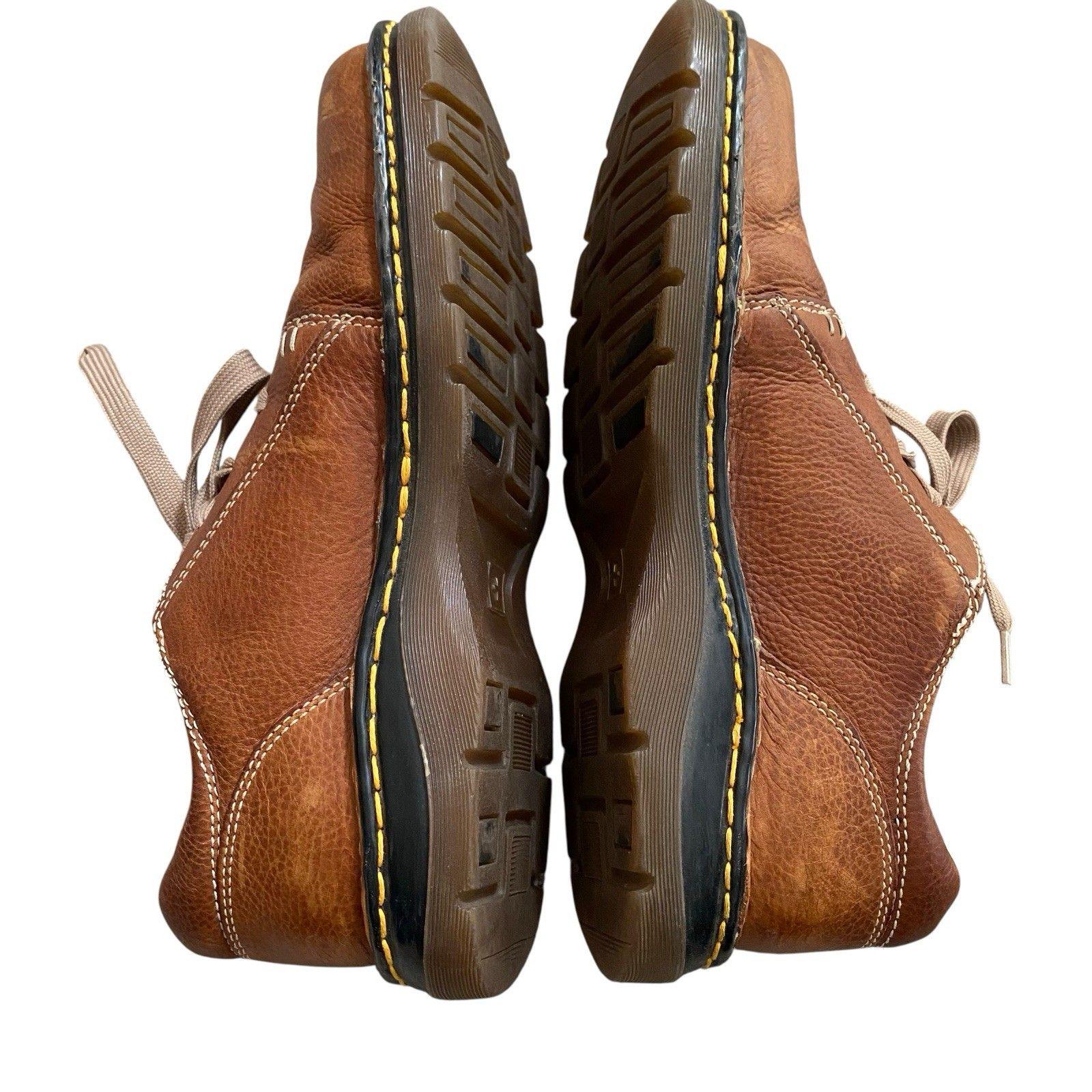 Dr Martens Brown Leather Y2K Low Chunky Oxford Boots Size 13 Men 90s Y2K Dr Martens 11306 Brown Leather Chunky | Mercari main image 4