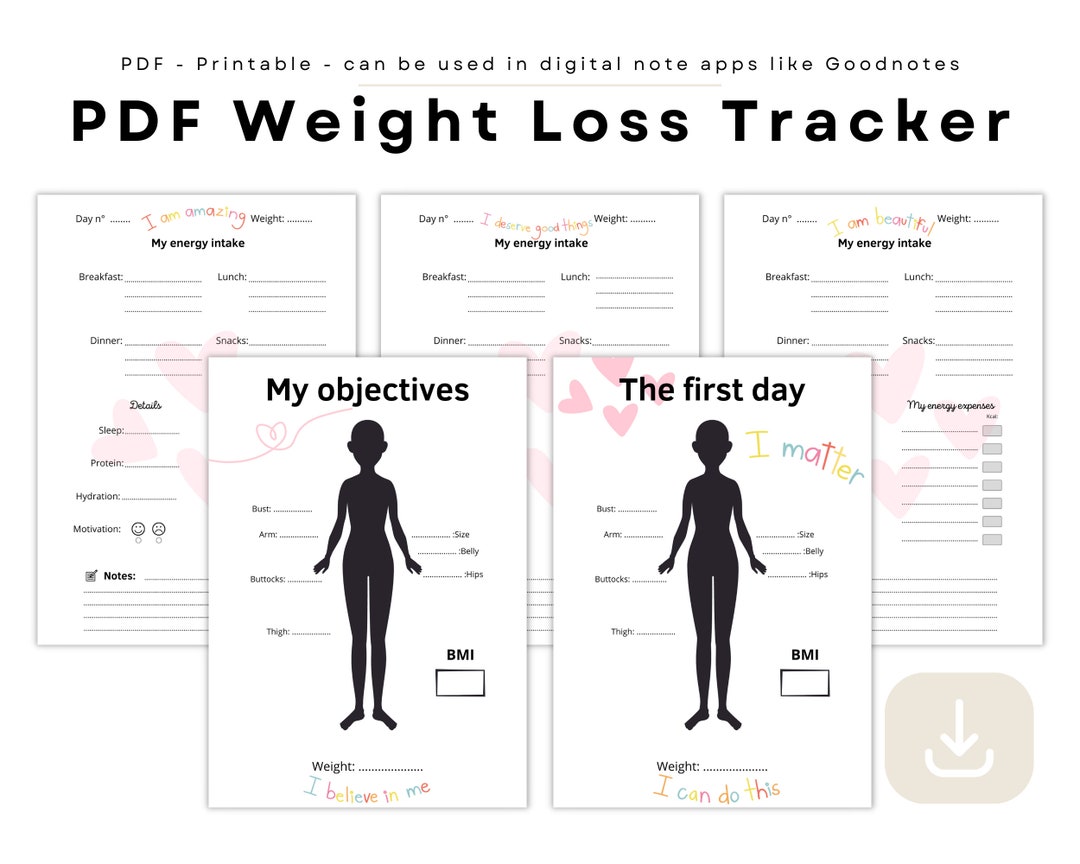 My Weight Loss Journal With Inspirational Messages Full PLR Rights. for