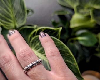 Sterling Silver Carapace Ring